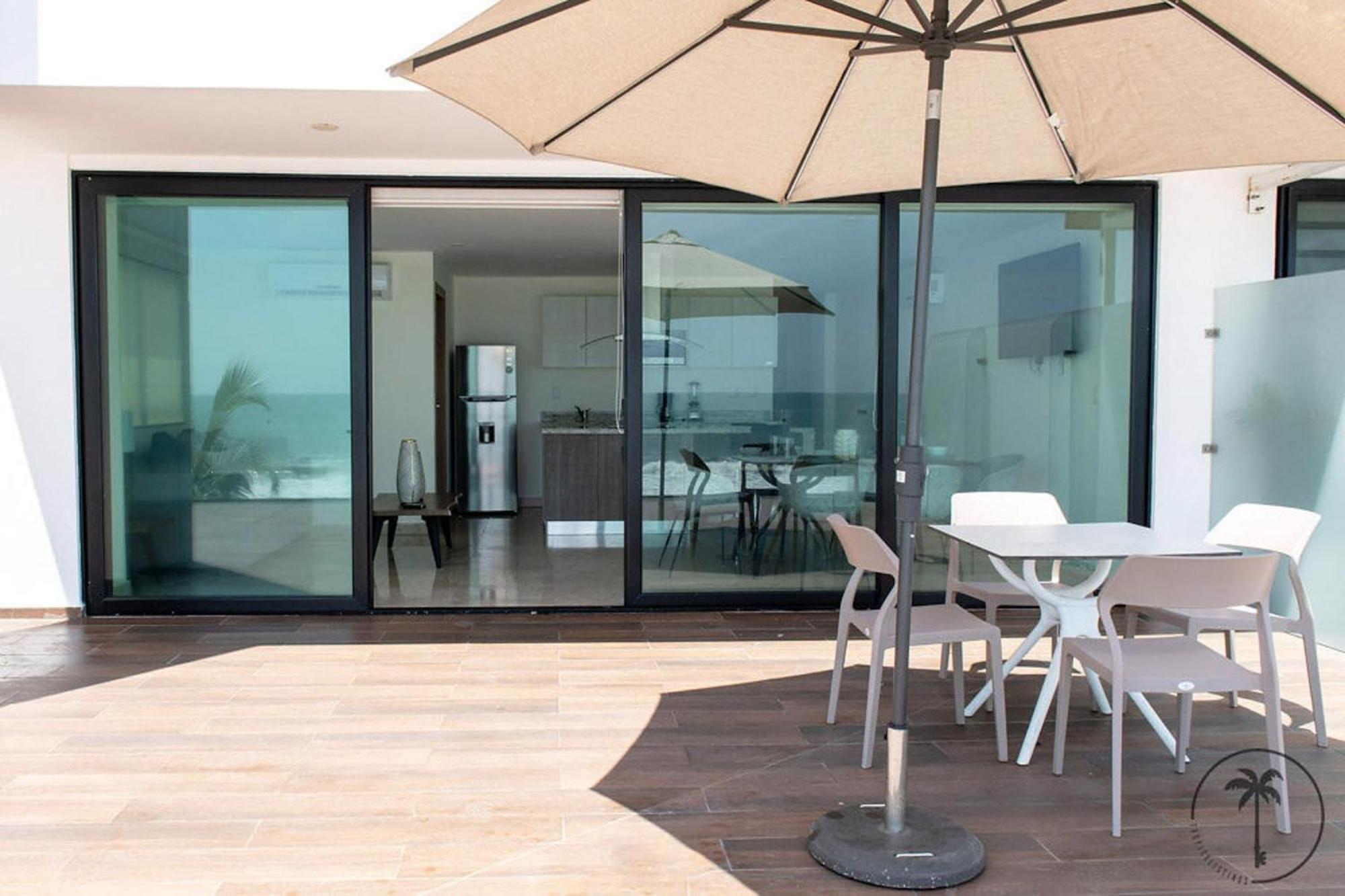 Terraza Con Vista Al Mar Y A Atardeceres Lägenhet Mazatlán Exteriör bild